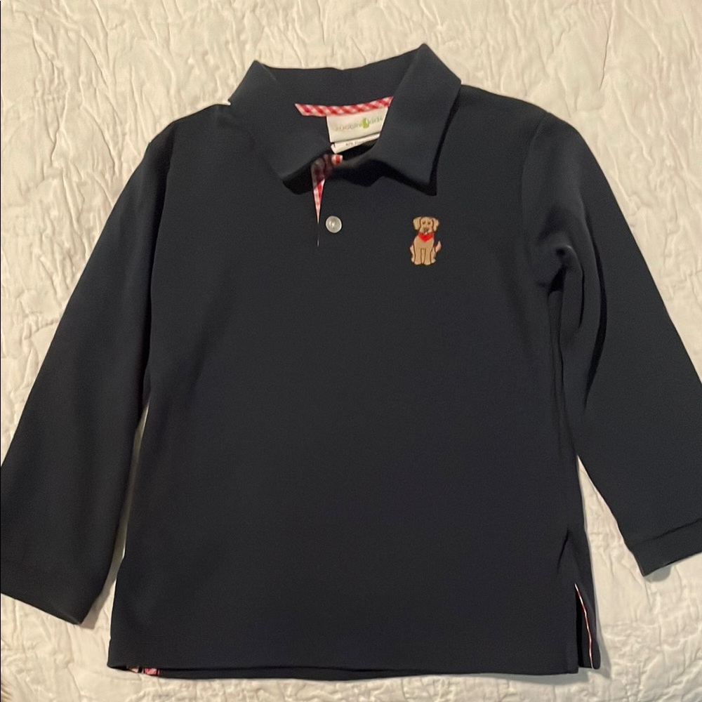 Navy Blue Kids Polo Shirt